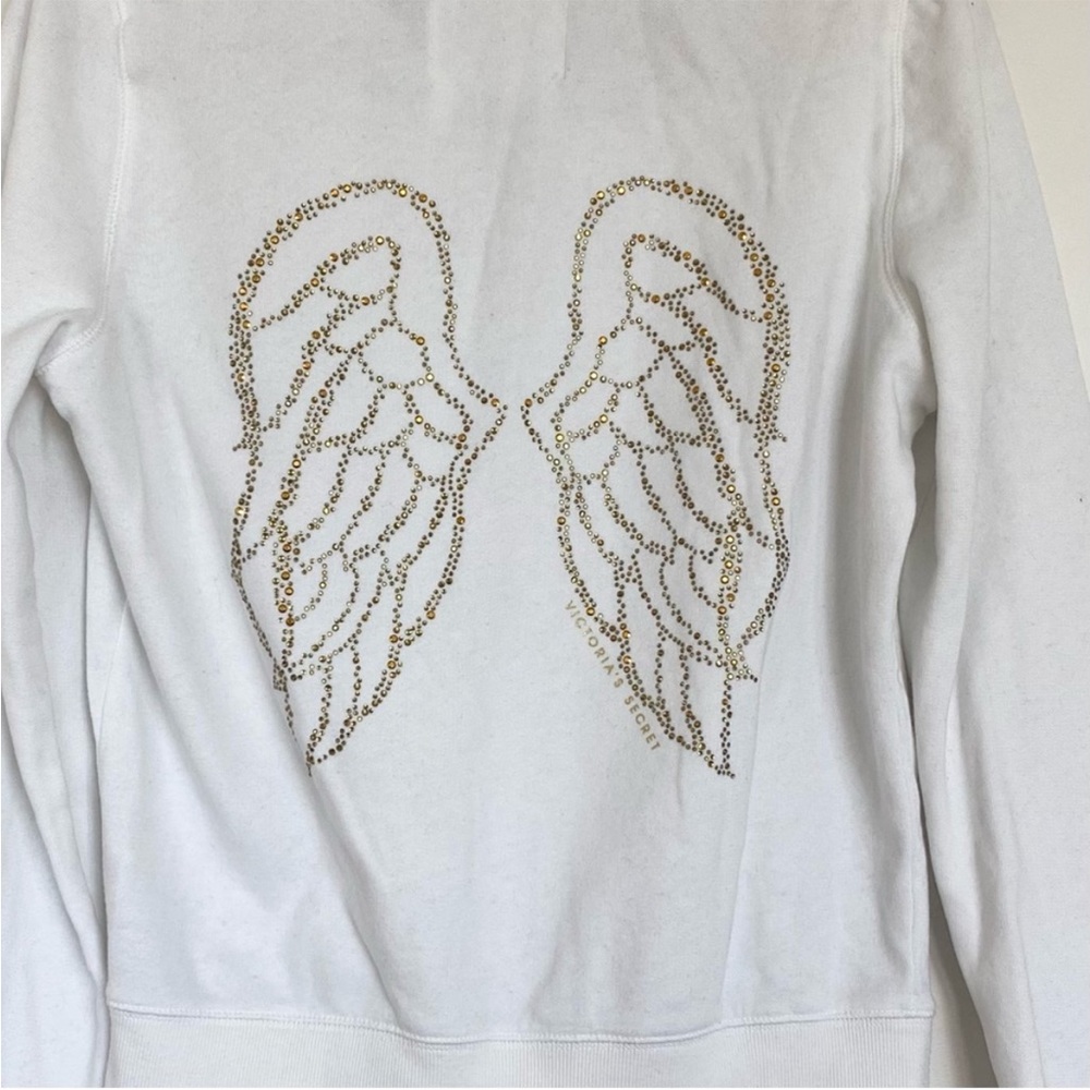 Victoria's Secret Y2K Super Model Essentials Angel Wings Hoodie Sz M
